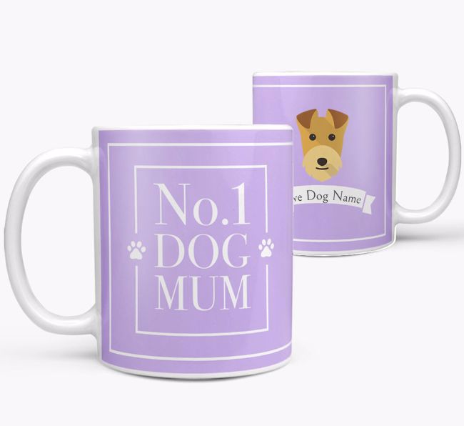 Personalised 'No.1 Mum' Mug from your {breedFullName}